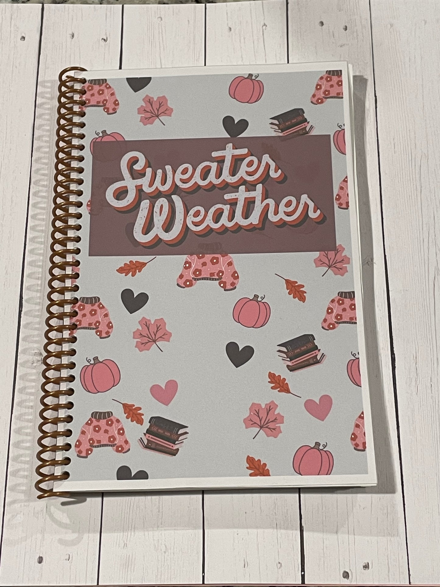 Sweater Weather Small Notebook