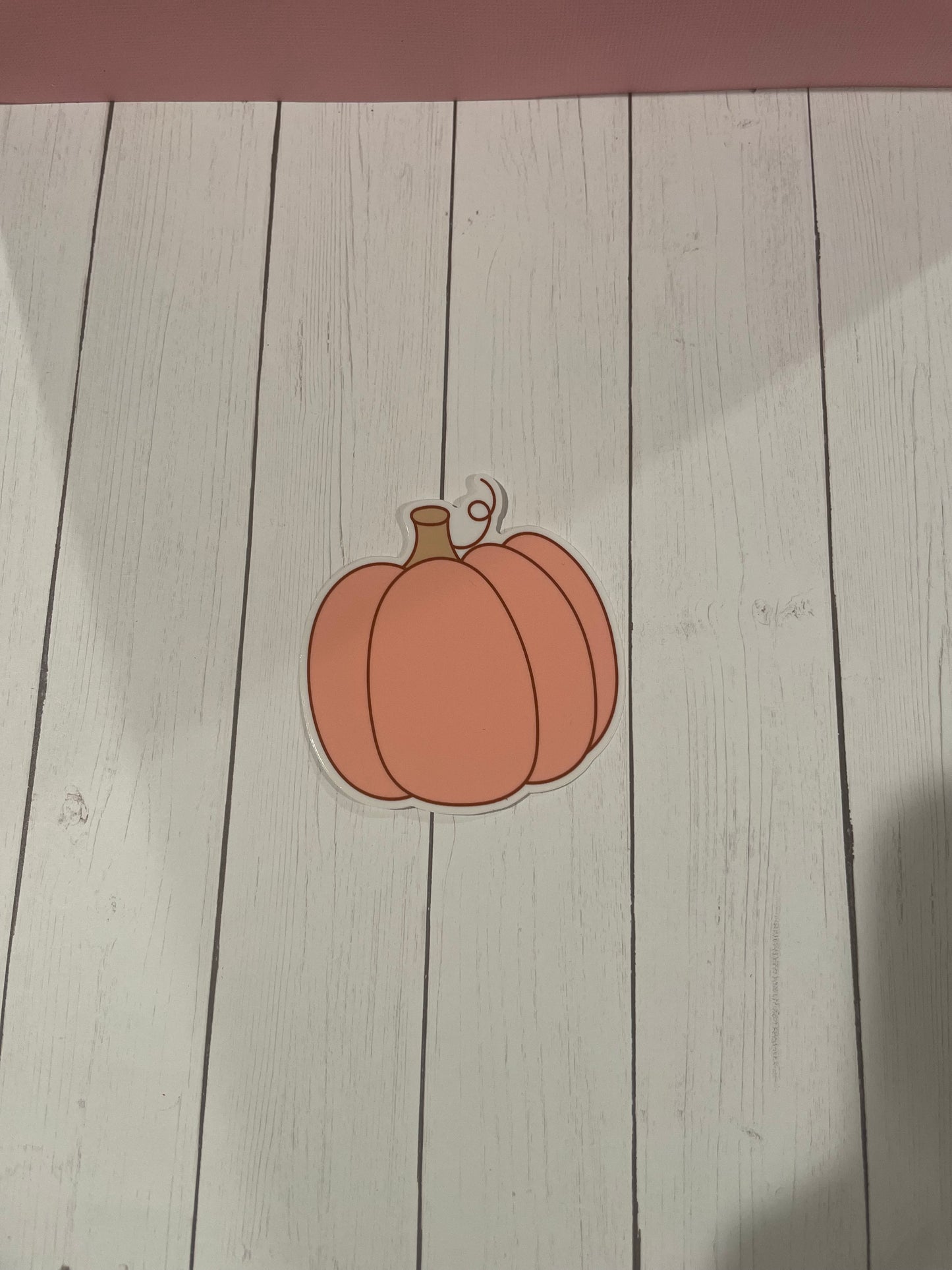 Pink Pumpkin Sticker