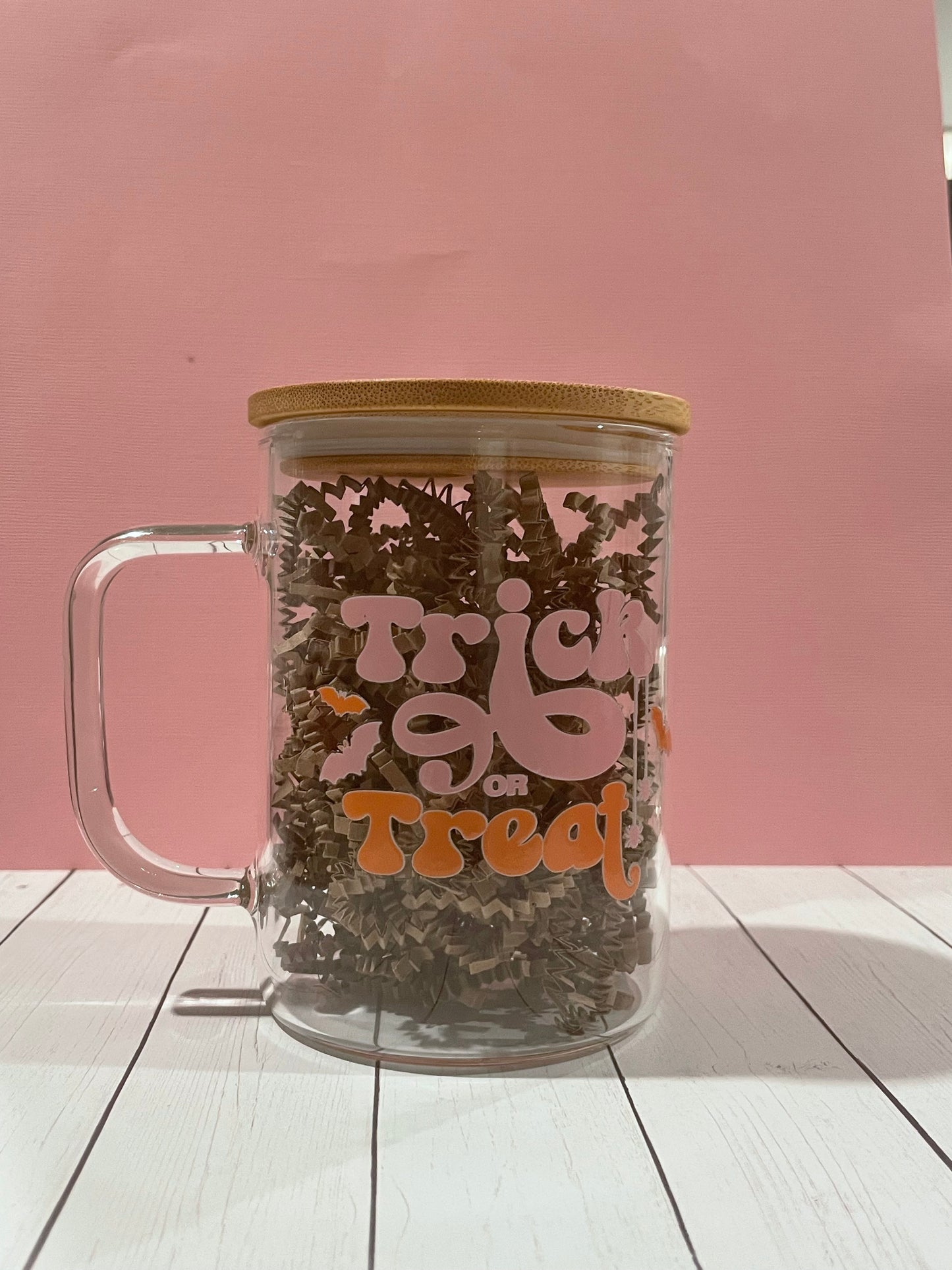 Trick or Treat Glass Mug