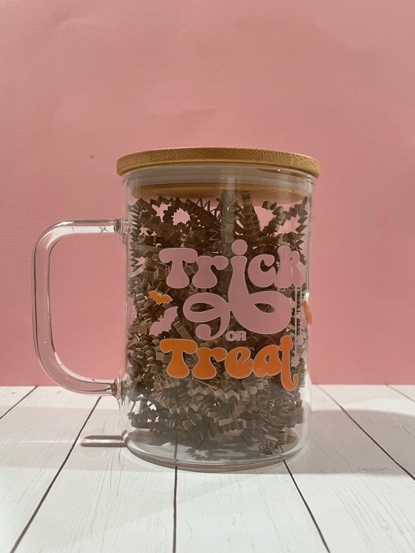 Trick or Treat Glass Mug