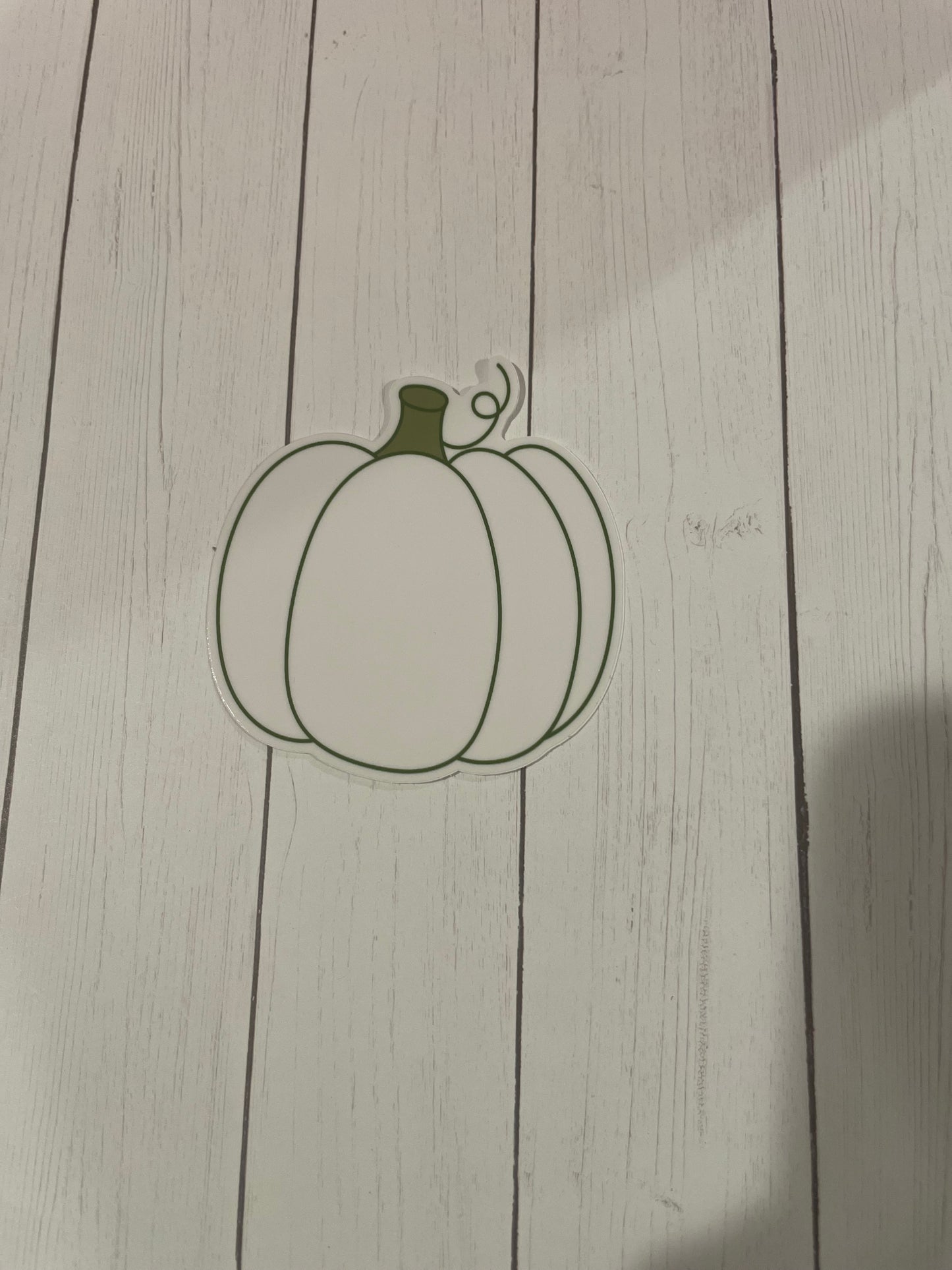 White Pumpkin Sticker