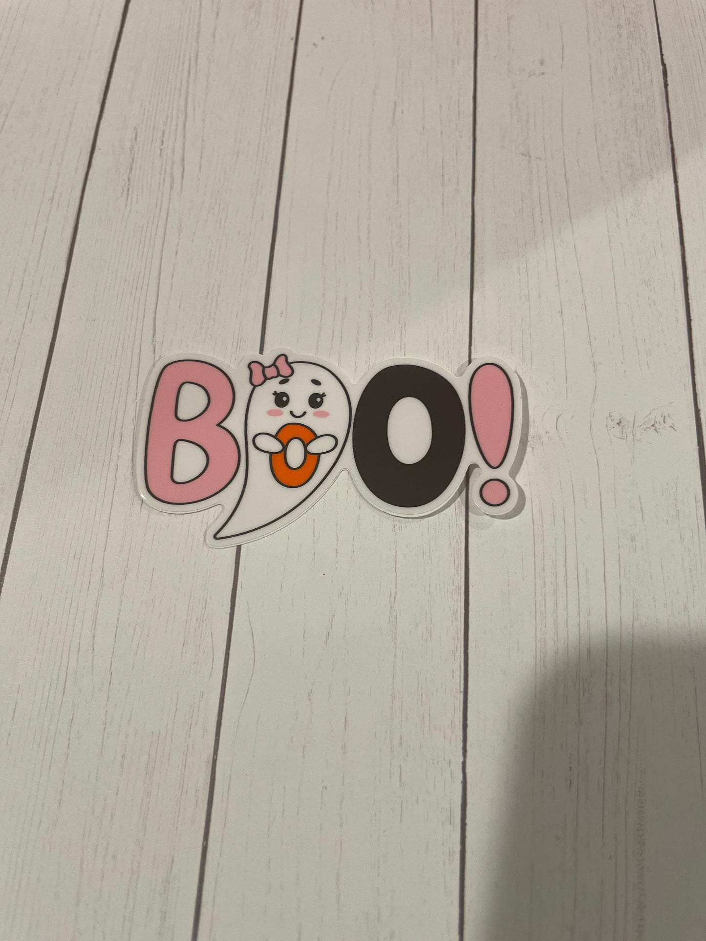 Boo Sticker