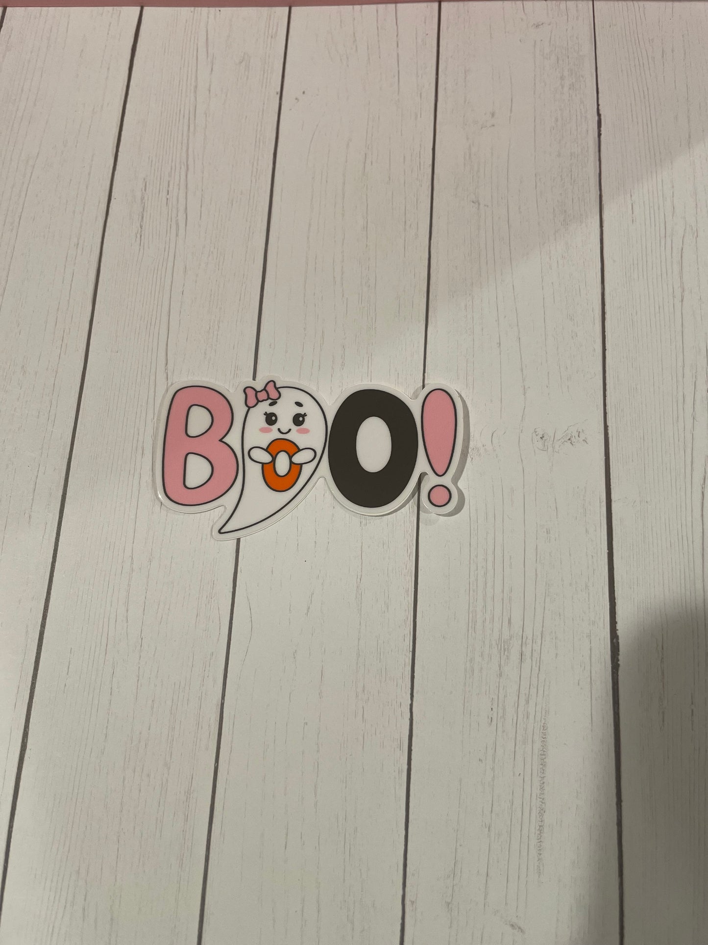 Boo Sticker