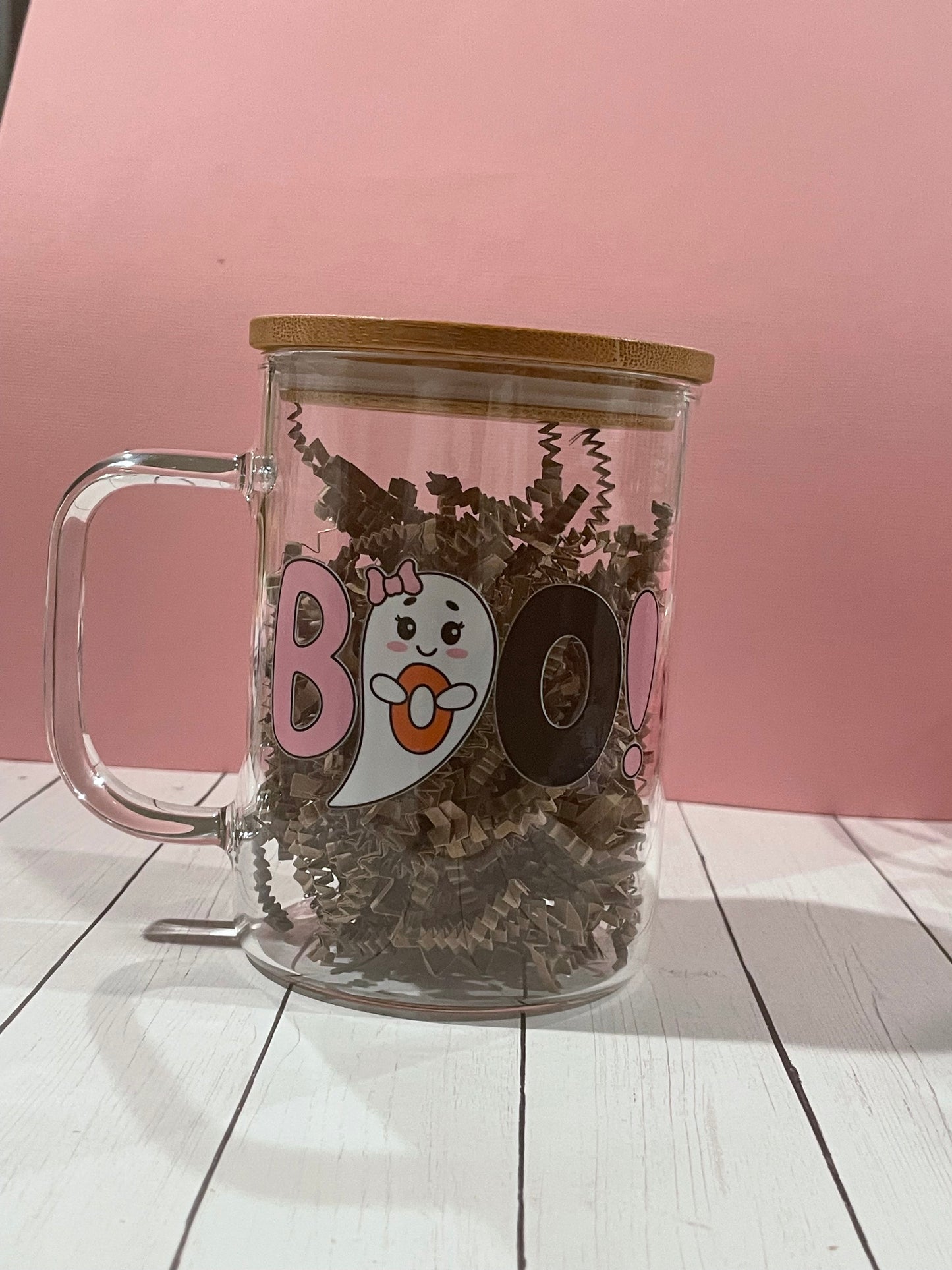 Boo Glass Mug