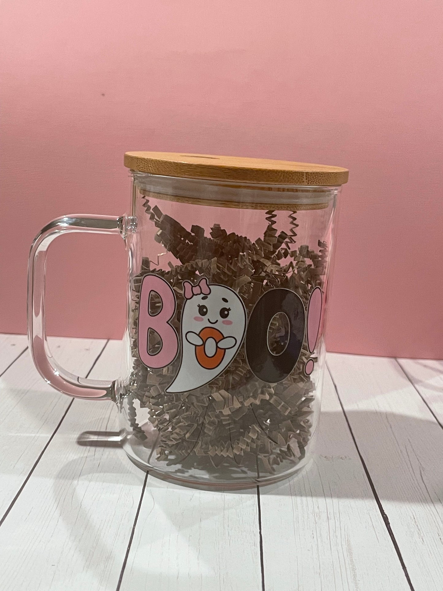 Boo Glass Mug