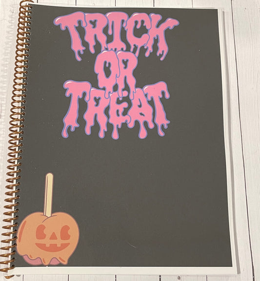 Trick or Treat Notebook