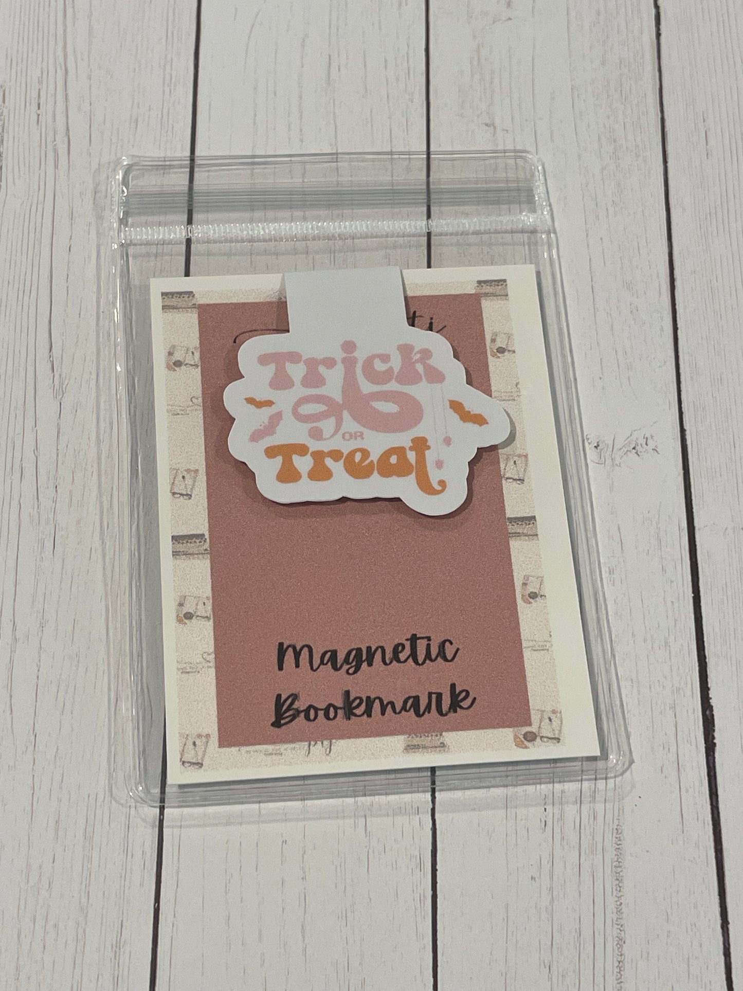 Trick or Treat Magnetic Bookmark