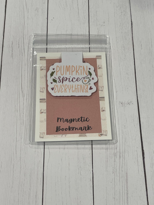 Pumpkin Spice Everything Magnetic Bookmark