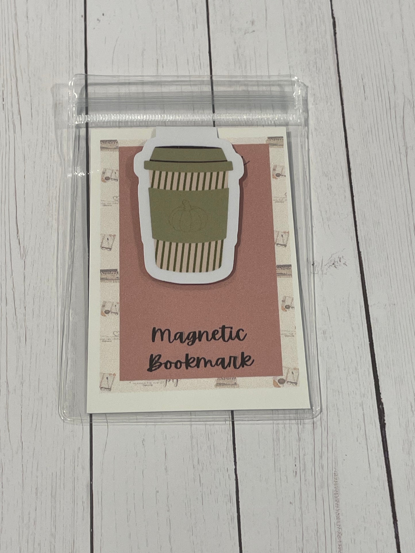 Coffee Cup Magnetic Bookmark