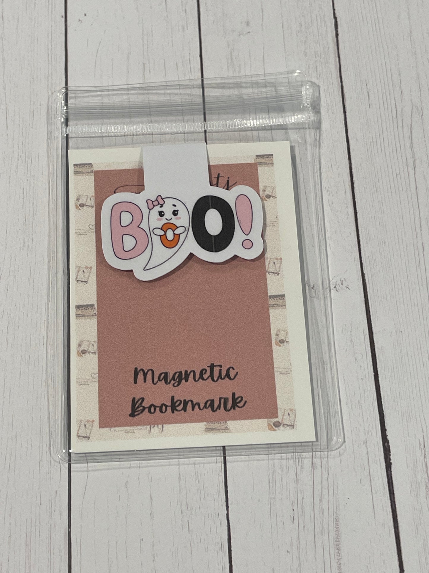 Boo Magnetic Bookmark