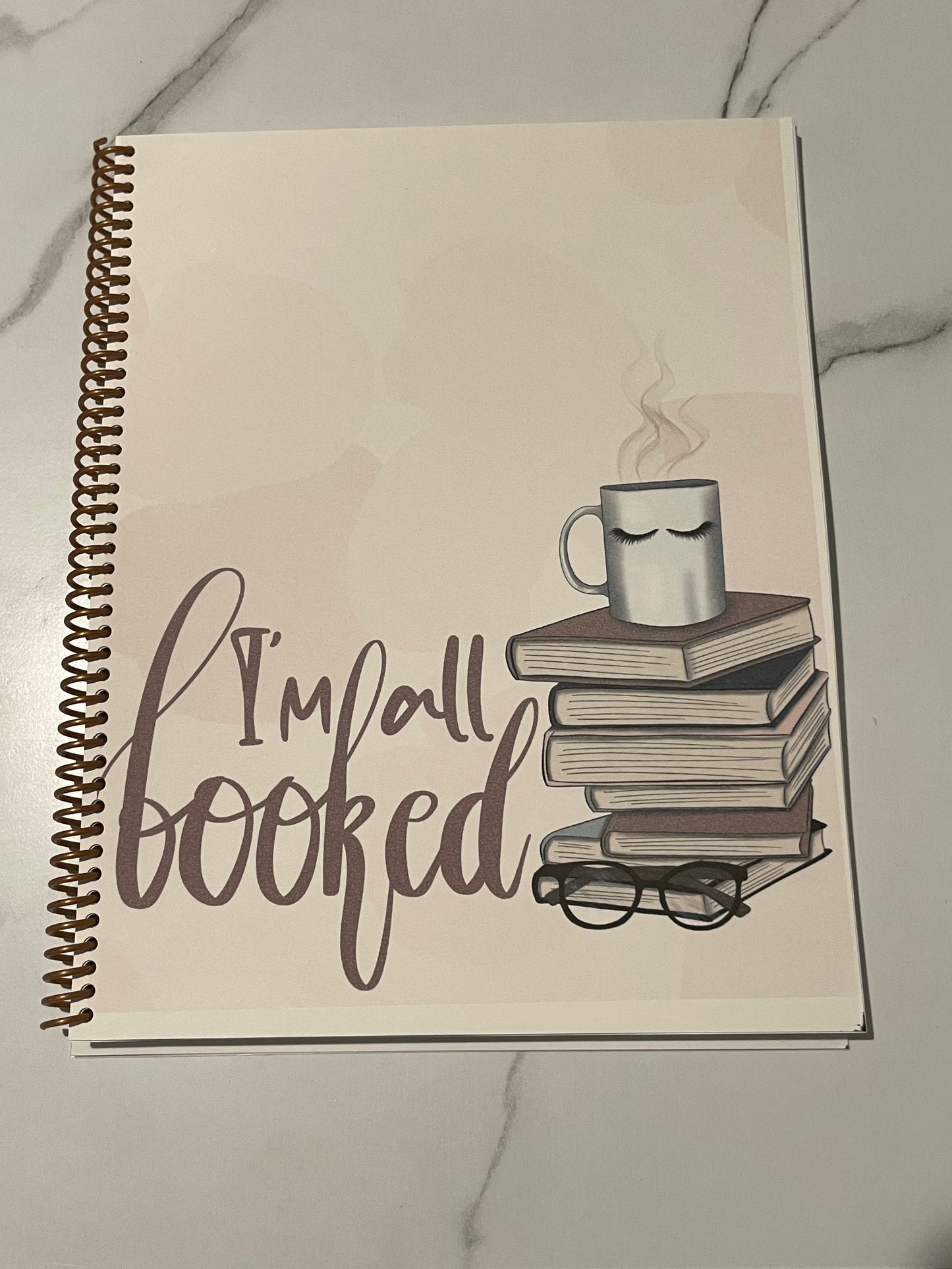 I'm All Booked Notebook