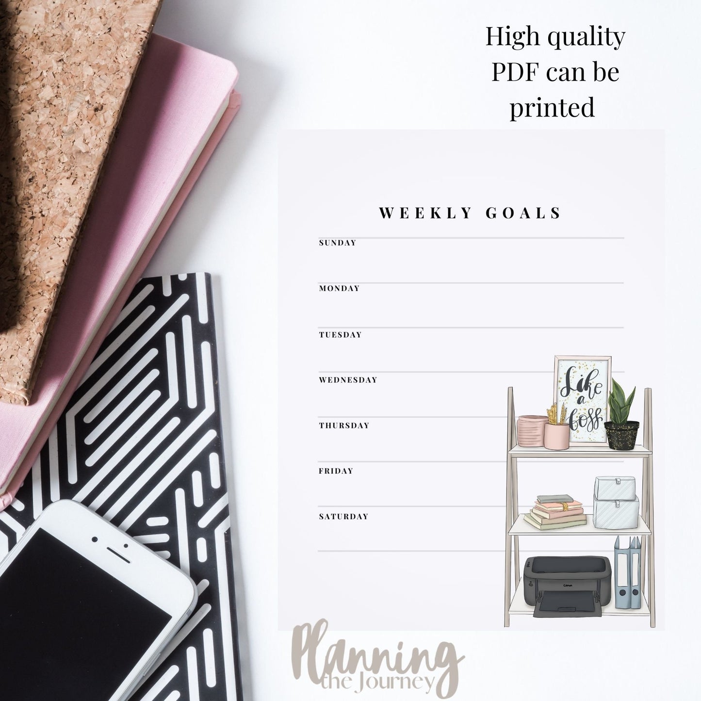 Boss Girl Printable Weekly Planner